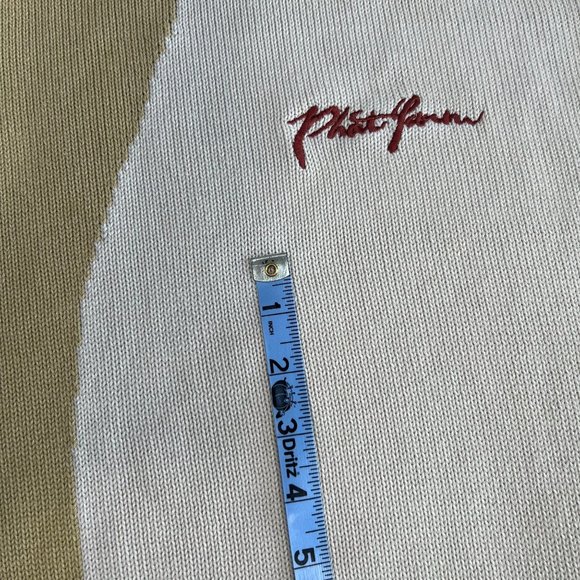 Phat Farm XXL Sweater Mountain Climber Beige Yellow Orange Baggy Pullover HipHop - Picture 16 of 16